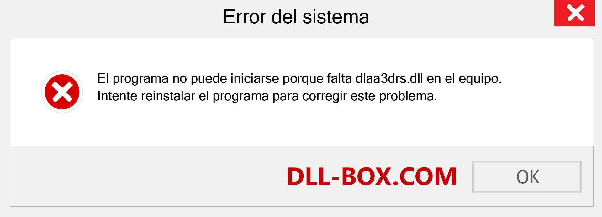 ¿Falta el archivo dlaa3drs.dll ?. Descargar para Windows 7, 8, 10 - Corregir dlaa3drs dll Missing Error en Windows, fotos, imágenes